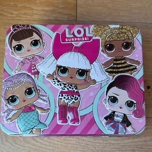 L.O.L. Surprise! Pink and Gold Puzzle Tin excellent used condition